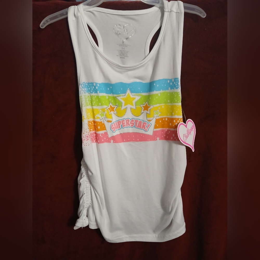 Chillipop girls tank top size 14